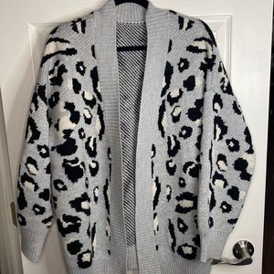 Beautiful open thick and warm cardigan